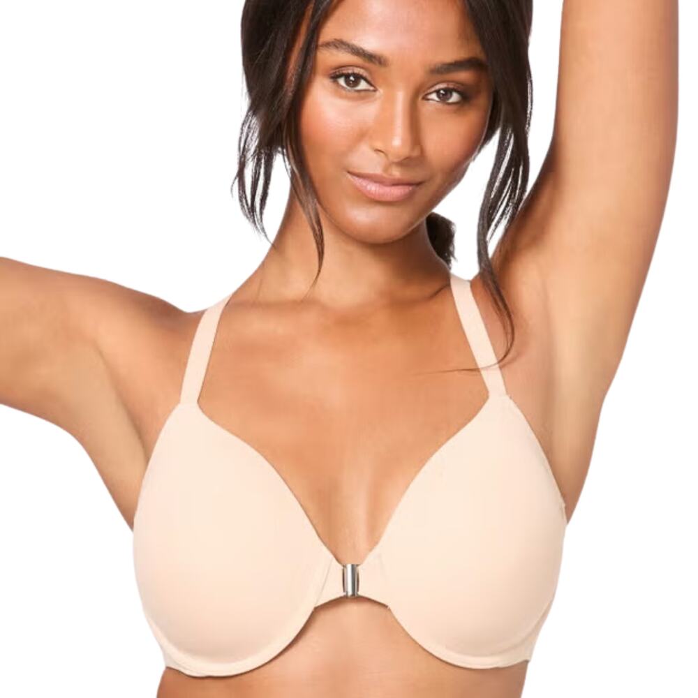 Victoria’s Secret Uplift Demi Front Close Bra Nude NWT 36D